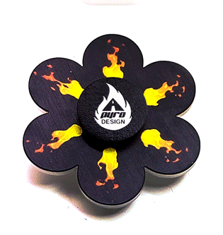 Fire in your hand *Please Read Info Before Purchase/ Phone, Tablet or Handheld Spinner Viewer Required to View Animation*