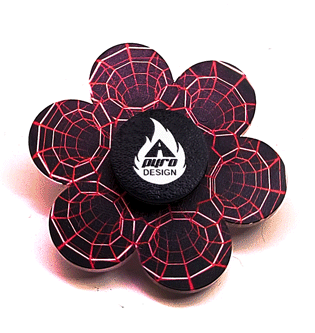 Red Vortex *Please Read Info Before Purchase/ Phone, Tablet or Handheld Spinner Viewer Required to View Animation*