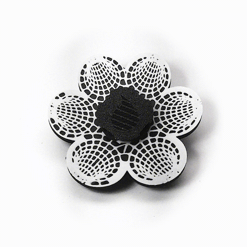 Dual Color The Vortex animated spinner (Please Read Description Before Purchase for How To: Viewing Instructions)