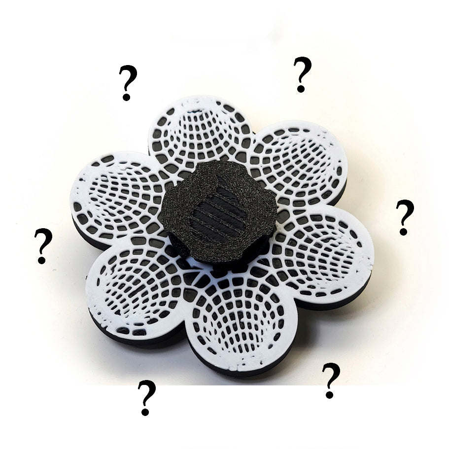 Dual Color The Vortex animated spinner (Please Read Description Before Purchase for How To: Viewing Instructions)