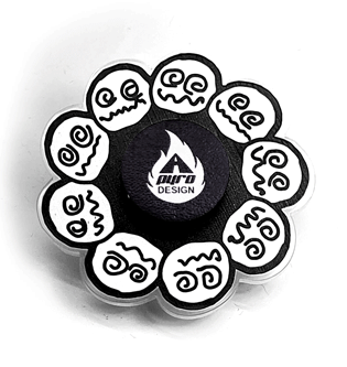 Squiggle Face *Please Read Info Before Purchase/ Phone, Tablet or Handheld Spinner Viewer Required to View Animation*
