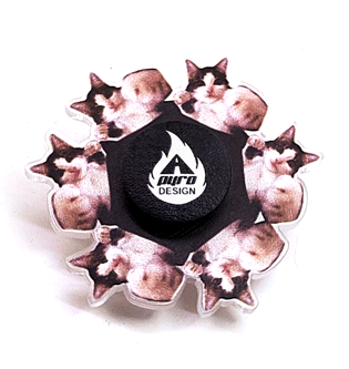 Cat Punch *Please Read Info Before Purchase/ Phone, Tablet or Handheld Spinner Viewer Required to View Animation*
