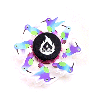 Hummingbird *Please Read Info Before Purchase/ Phone, Tablet or Handheld Spinner Viewer Required to View Animation*