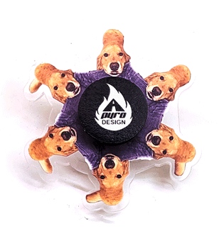 Dog Wag *Please Read Info Before Purchase/ Phone, Tablet or Handheld Spinner Viewer Required to View Animation*