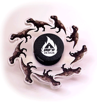 T-Rex Dinosaur *Please Read Info Before Purchase/ Phone, Tablet or Handheld Spinner Viewer Required to View Animation*