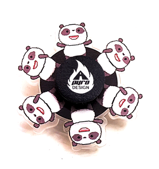 Dancing Panda *Please Read Info Before Purchase/ Phone, Tablet or Handheld Spinner Viewer Required to View Animation*