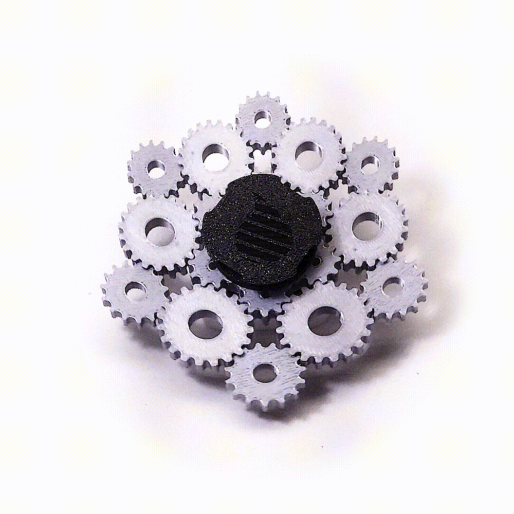 Single Color Complicated Gears animated spinner (Please Read Description Before Purchase for How To: Viewing Instructions)