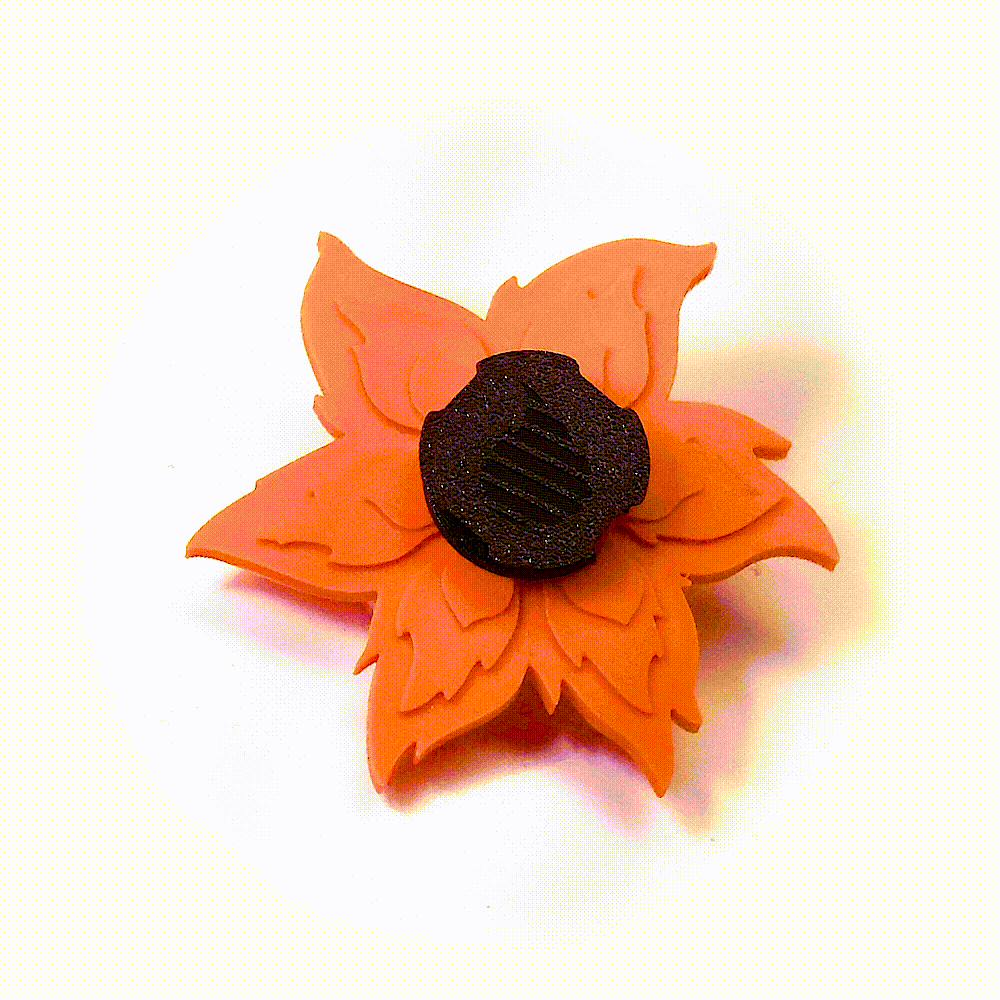 Single Color Fire animated spinner (Please Read Description Before Purchase for How To: Viewing Instructions)