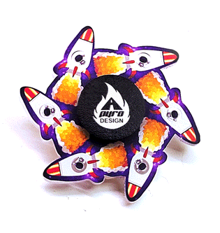 Rocket *Please Read Info Before Purchase/ Phone, Tablet or Handheld Spinner Viewer Required to View Animation*