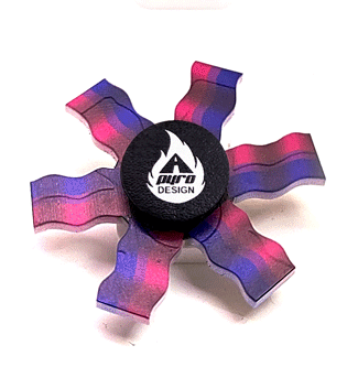 Bisexual Flag *Please Read Info Before Purchase/ Phone, Tablet or Handheld Spinner Viewer Required to View Animation*