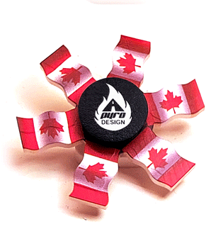 Canada Flag *Please Read Info Before Purchase/ Phone, Tablet or Handheld Spinner Viewer Required to View Animation*