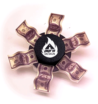 Makin it Rain *Please Read Info Before Purchase/ Phone, Tablet or Handheld Spinner Viewer Required to View Animation*