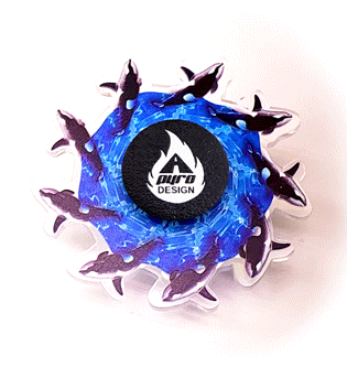Orca *Please Read Info Before Purchase/ Phone, Tablet or Handheld Spinner Viewer Required to View Animation*