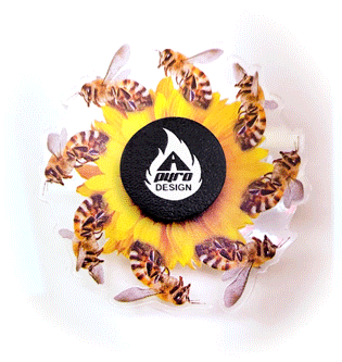 Honey Bee *Please Read Info Before Purchase/ Phone, Tablet or Handheld Spinner Viewer Required to View Animation*