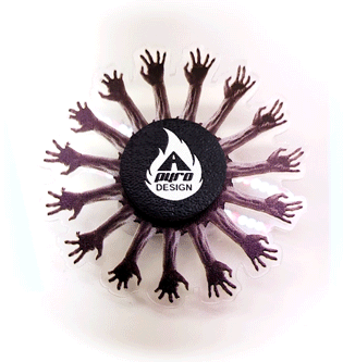 Zombie Hello *Please Read Info Before Purchase/ Phone, Tablet or Handheld Spinner Viewer Required to View Animation*