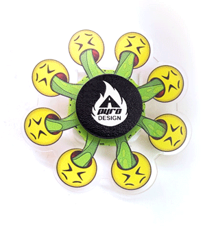 Barf Emoji *Please Read Info Before Purchase/ Phone, Tablet or Handheld Spinner Viewer Required to View Animation*