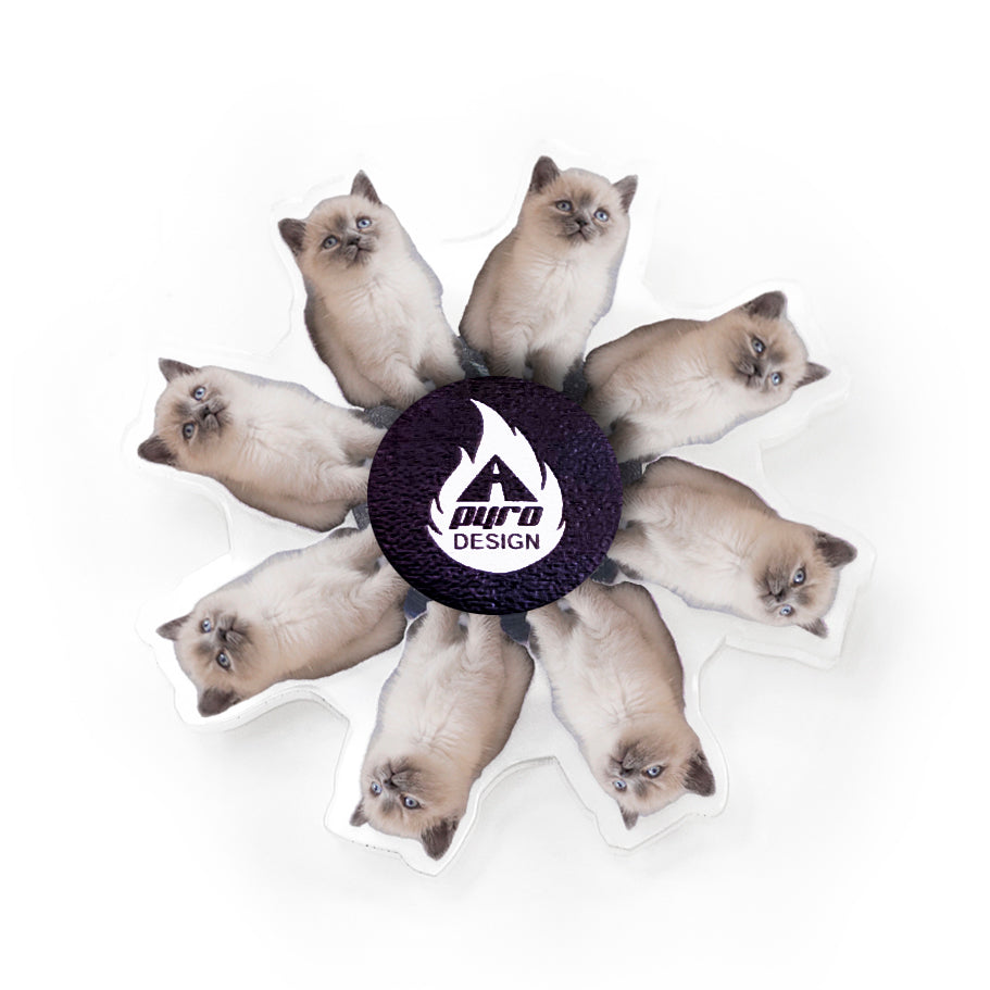 Dizzy Kitten *Please Read Info Before Purchase/ Phone, Tablet or Handheld Spinner Viewer Required to View Animation*