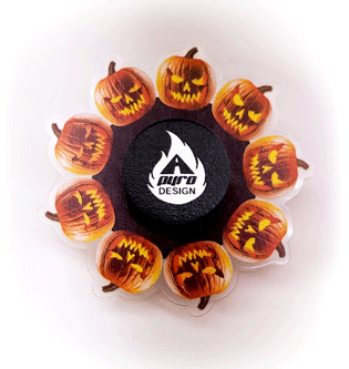 Pumpkin *Please Read Info Before Purchase/ Phone, Tablet or Handheld Spinner Viewer Required to View Animation*