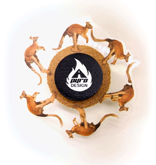 Kangaroo *Please Read Info Before Purchase/ Phone, Tablet or Handheld Spinner Viewer Required to View Animation*
