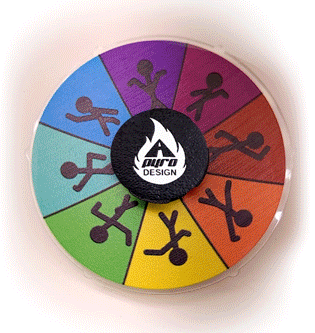 Dancing Stick Person *Please Read Info Before Purchase/ Phone, Tablet or Handheld Spinner Viewer Required to View Animation*