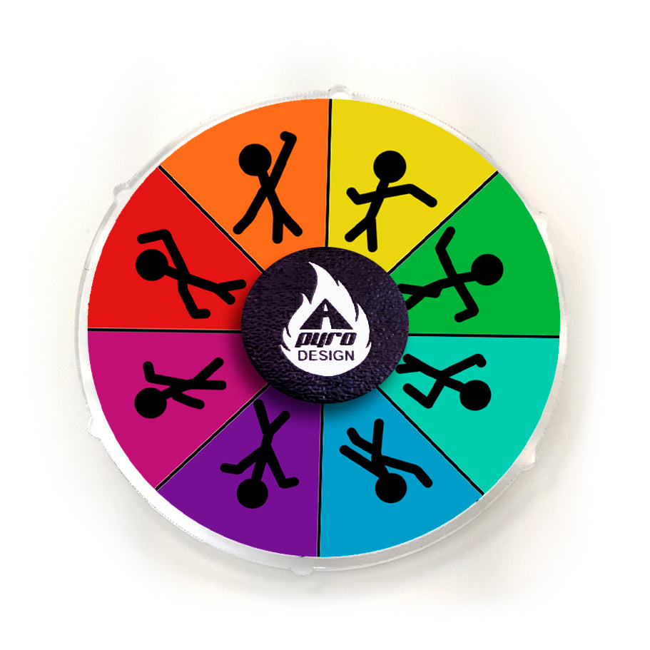 Dancing Stick Person *Please Read Info Before Purchase/ Phone, Tablet or Handheld Spinner Viewer Required to View Animation*