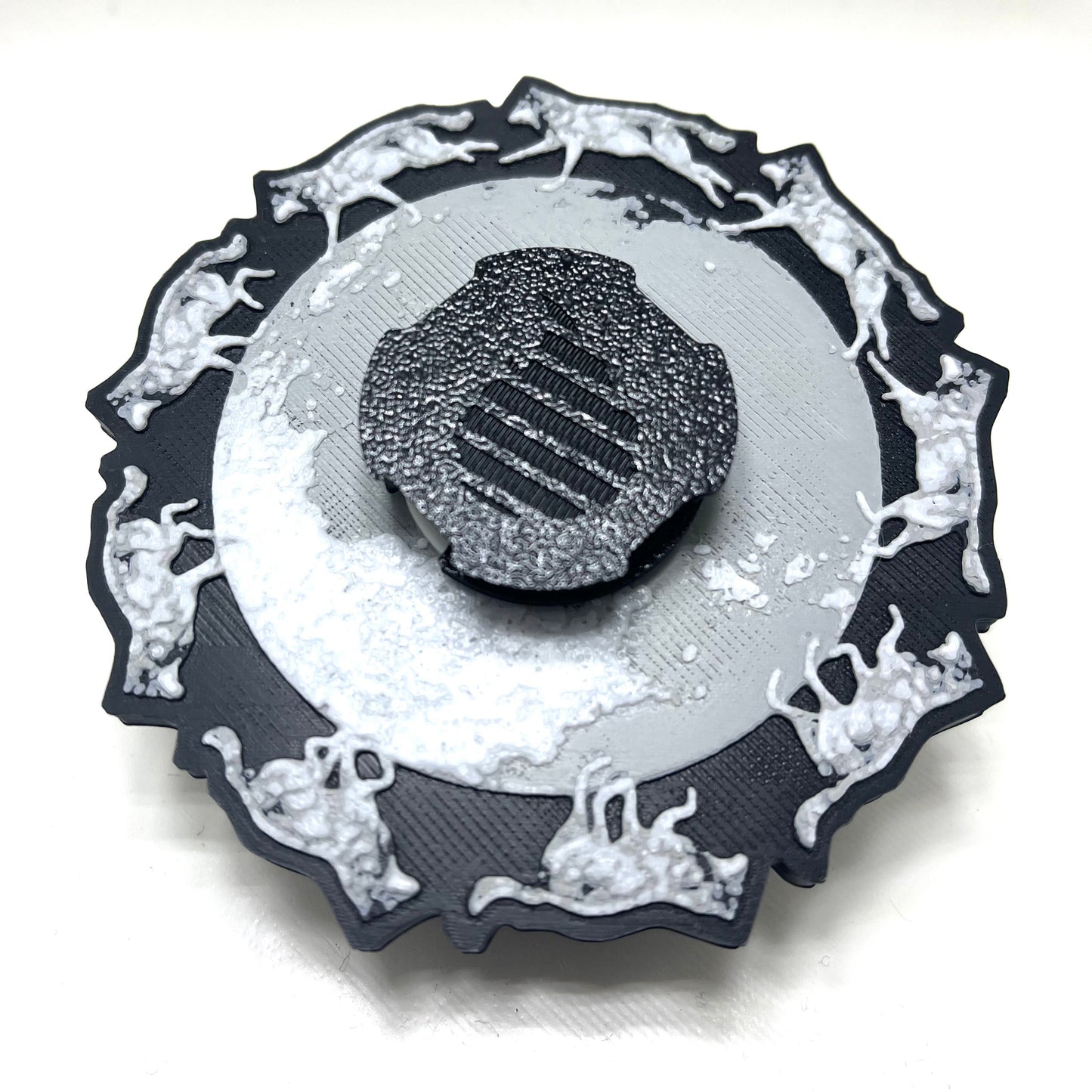Wolf Animated Zoetrope *Please Read Info Before Purchase/ Phone, Tablet or Handheld Spinner Viewer Required to View Animation*