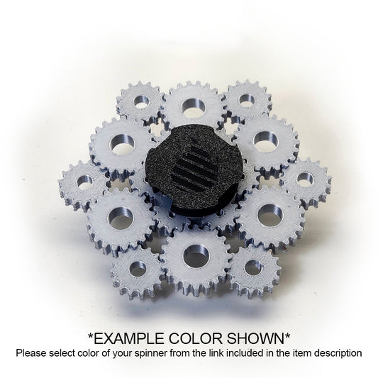 Single Color Complicated Gears animated spinner (Please Read Description Before Purchase for How To: Viewing Instructions)