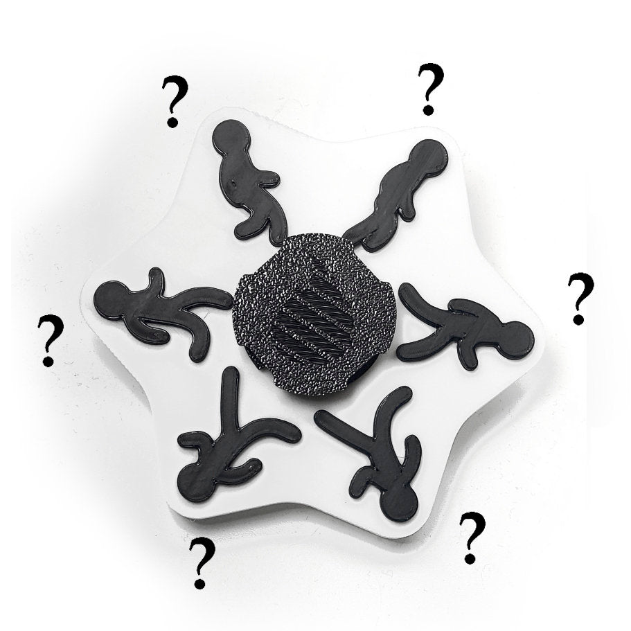 Dual Color Stick Person Animated Spinner (Please Read Description Before Purchase for How To: Viewing Instructions)