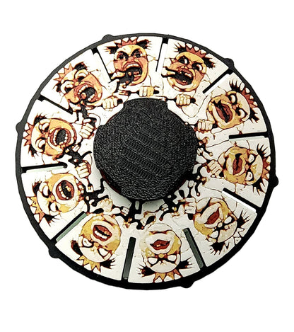 Phenakistoscope Queen Animated Zoetrope *Please Read Info Before Purchase/ Phone, Tablet or Handheld Spinner Viewer Required to View Animation*