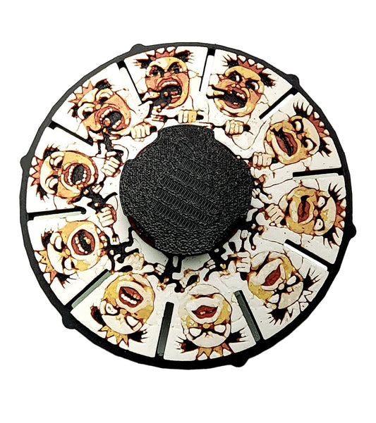 Phenakistoscope Queen Animated Zoetrope *Please Read Info Before Purchase/ Phone, Tablet or Handheld Spinner Viewer Required to View Animation*