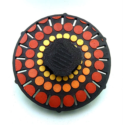 Phenakistoscope Dots Animated Zoetrope *Please Read Info Before Purchase/ Phone, Tablet or Handheld Spinner Viewer Required to View Animation*
