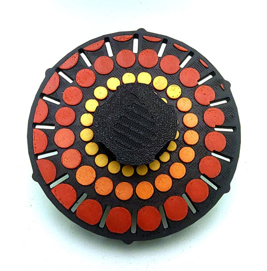Phenakistoscope Dots Animated Zoetrope *Please Read Info Before Purchase/ Phone, Tablet or Handheld Spinner Viewer Required to View Animation*