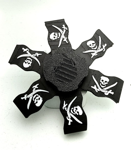 Jolly Roger Animated Zoetrope *Please Read Info Before Purchase/ Phone, Tablet or Handheld Spinner Viewer Required to View Animation*