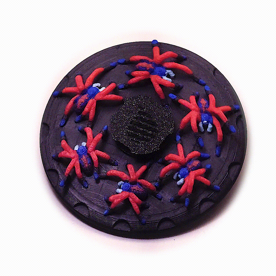 Multi Color 3D Superhero Spiders (Please Read Description Before Purchase for How To: Viewing Instructions)