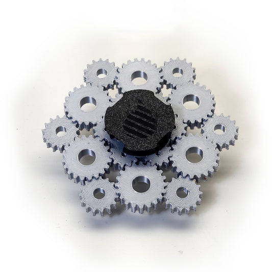 Single Color Complicated Gears animated spinner (Please Read Description Before Purchase for How To: Viewing Instructions)