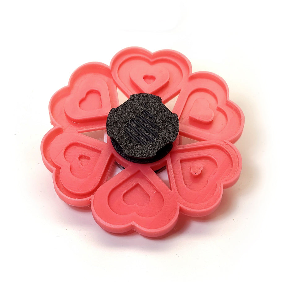 Single Color Hearts animated spinner (Please Read Description Before Purchase for How To: Viewing Instructions)