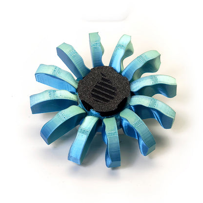 Single Color 3d Wave Ultra animated spinner (Please Read Description Before Purchase for How To: Viewing Instructions)