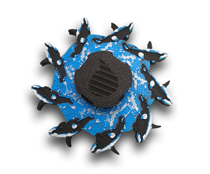 Orca Animated Zoetrope *Please Read Info Before Purchase/ Phone, Tablet or Handheld Spinner Viewer Required to View Animation*