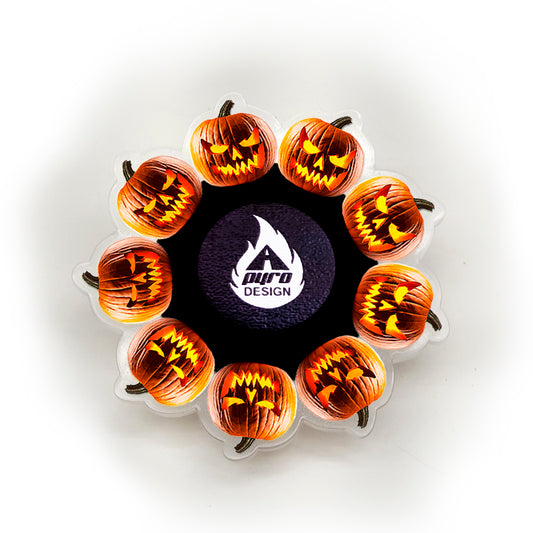 Pumpkin *Please Read Info Before Purchase/ Phone, Tablet or Handheld Spinner Viewer Required to View Animation*