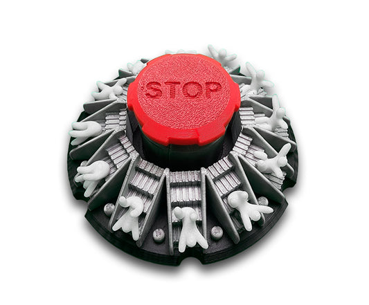 Multi Color 3D Escalator Fail Animated Spinner (Please Read Description Before Purchase for How To: Viewing Instructions)