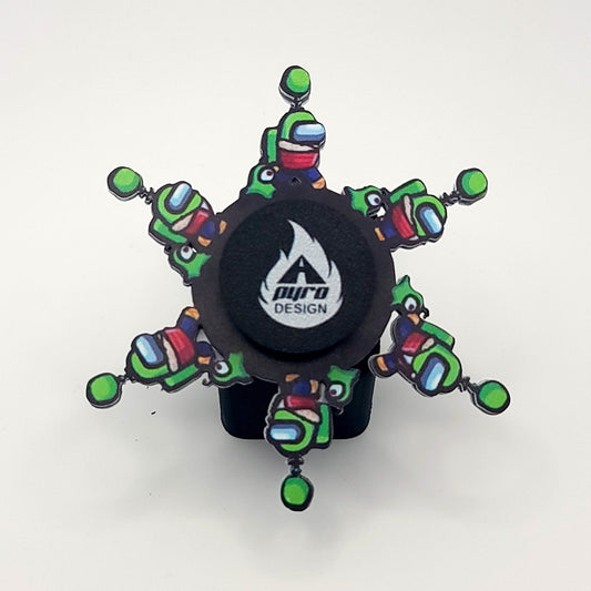 Within us Balloon Hat Animated Spinner (Please Read Description Before Buying/ Phone or Tablet Required to View Animation)
