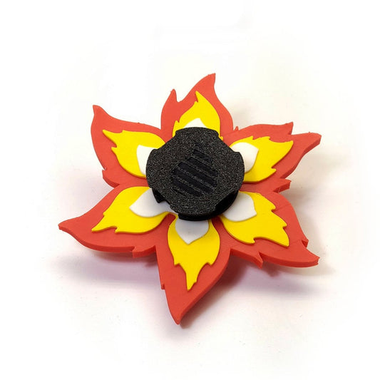 Multi Colored Layered Fire Animated Spinner (Please Read Description Before Purchase for How To: Viewing Instructions)