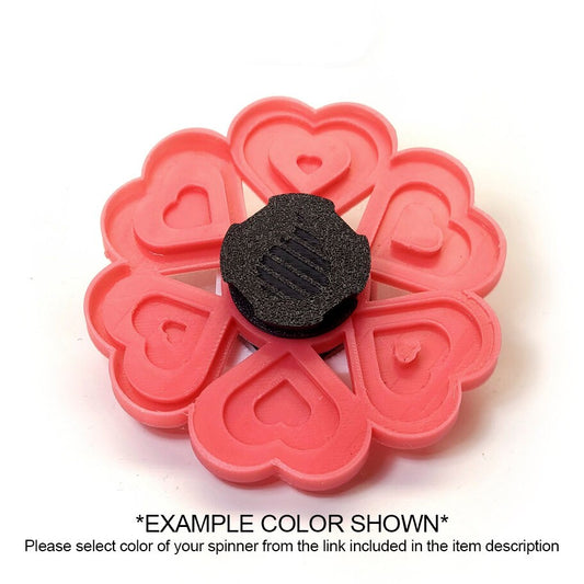 Single Color Hearts animated spinner (Please Read Description Before Purchase for How To: Viewing Instructions)