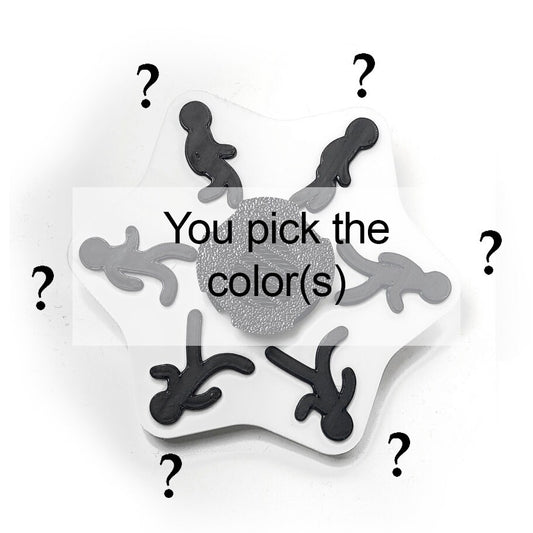 Custom Color Stick Person animated spinner (Please Read Description Before Purchase for How To: Viewing Instructions)