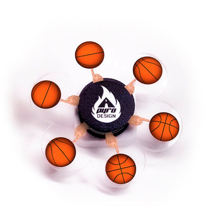 Basketball Spinning *Please Read Info Before Purchase/ Phone, Tablet or Handheld Spinner Viewer Required to View Animation*