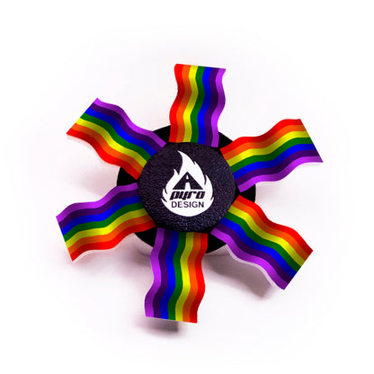 Rainbow Flag *Please Read Info Before Purchase/ Phone, Tablet or Handheld Spinner Viewer Required to View Animation*